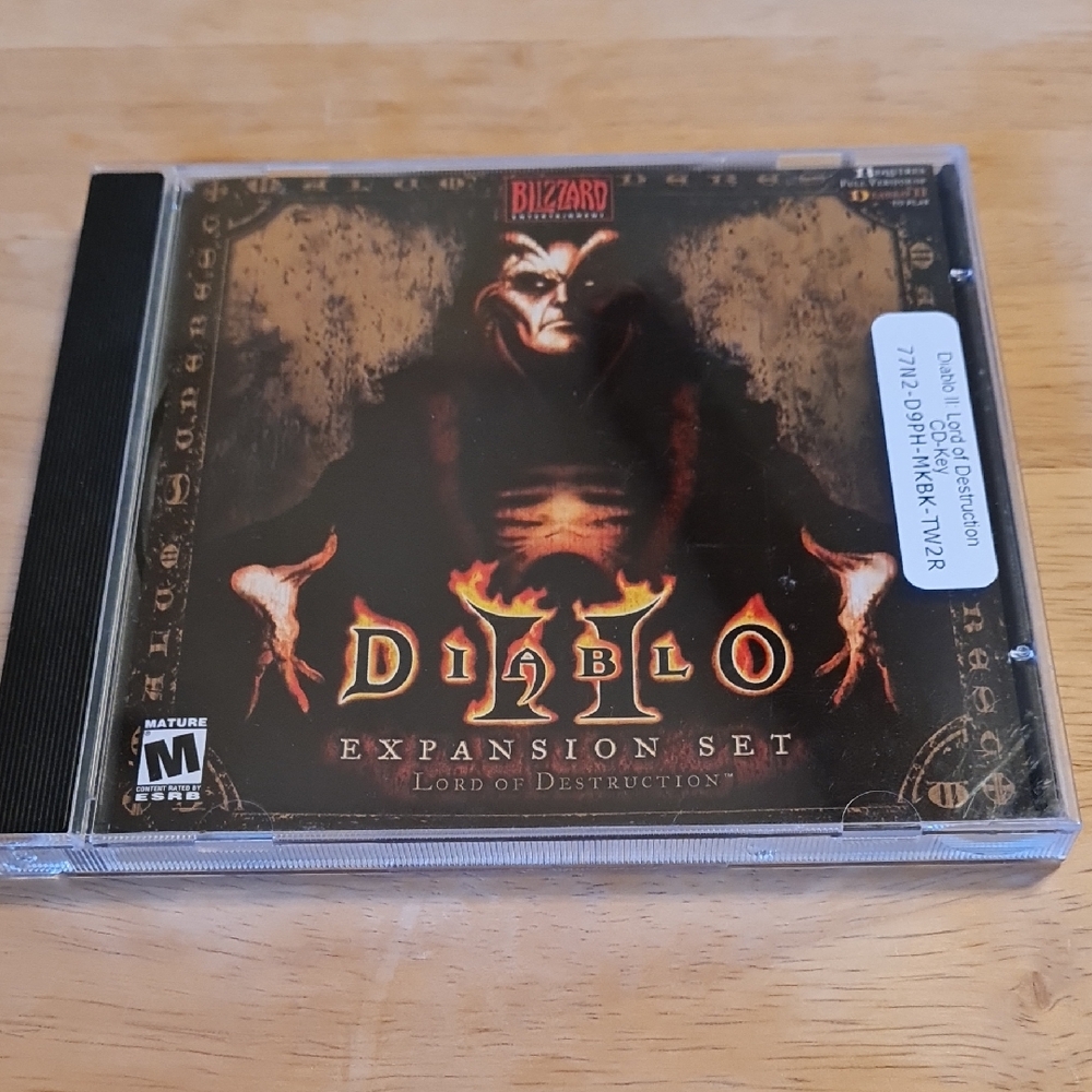 Blizzard Diablo II Expansion Set - Lord of Destruction, Vintage/ Used,  1990s